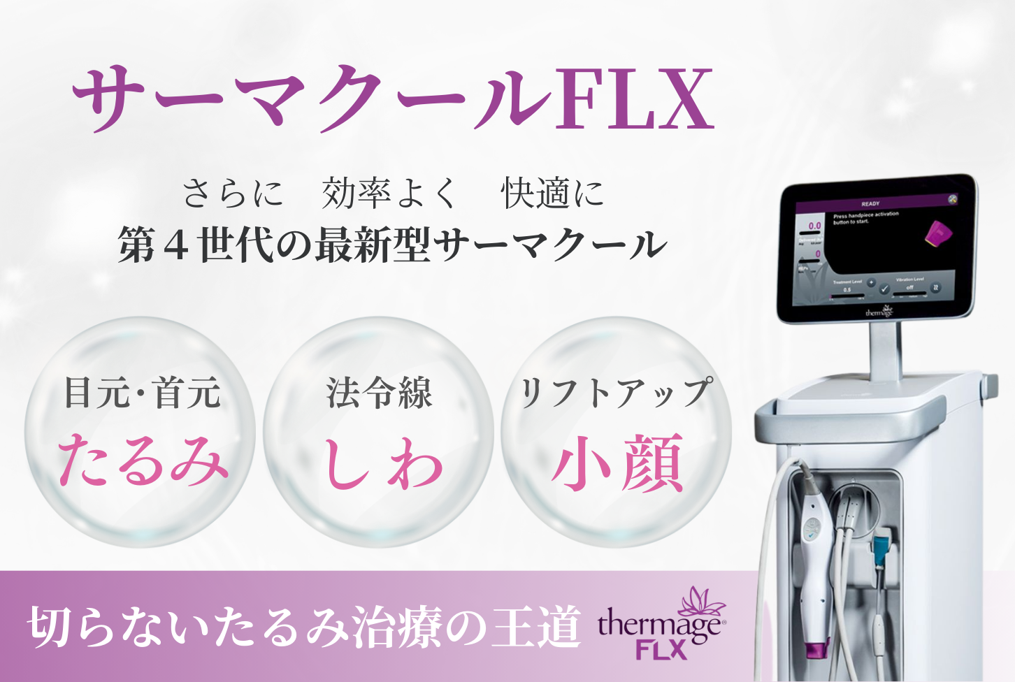 サーマクール FLX｜シロノJクリニック